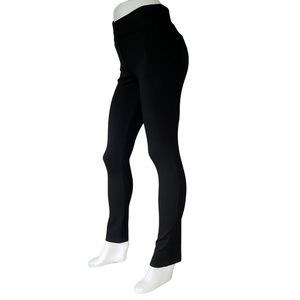 Diane Von Furstenberg Black Skinny Moto Legging Classic Trouser Pants 4